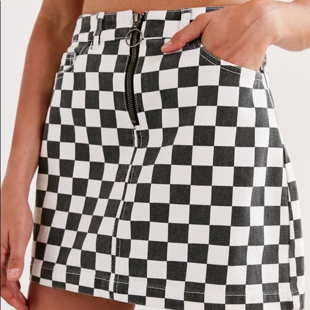 BDG Checkered Skirt